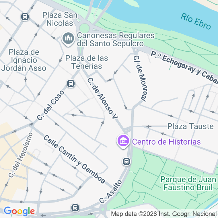 Código postal de Alonso V en Zaragoza