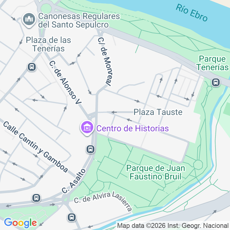 Código postal de Antonio Beltran Martinez, Plaza en Zaragoza