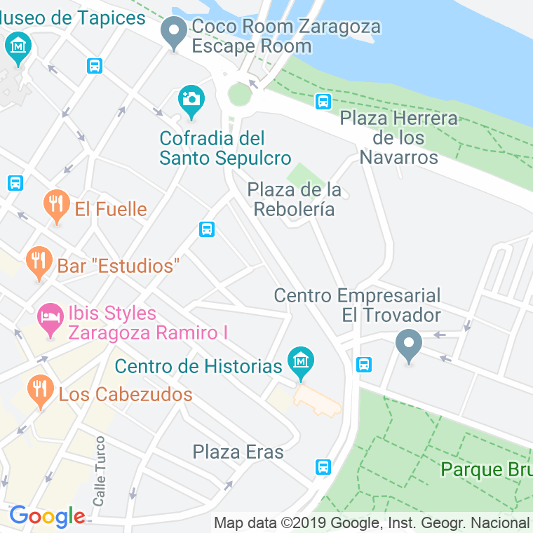 Código Postal calle Arcadas en Zaragoza