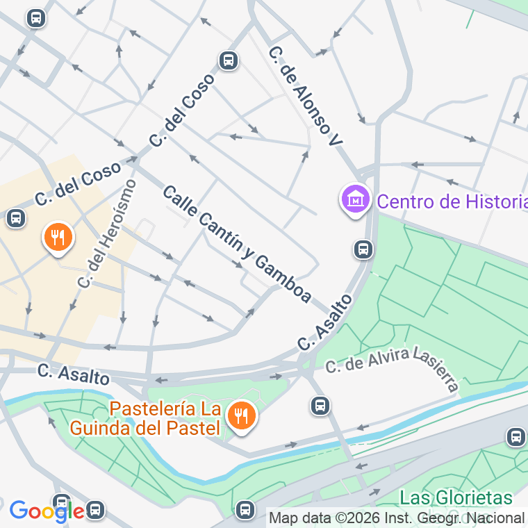 Código postal de Cantin y Gamboa en Zaragoza