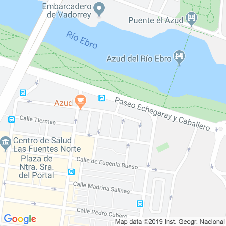 Código Postal calle Comuneros De Castilla en Zaragoza
