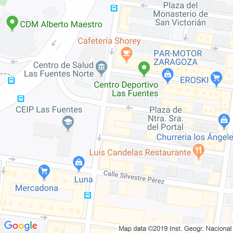 Código Postal calle Doctor Garcia Burriel en Zaragoza