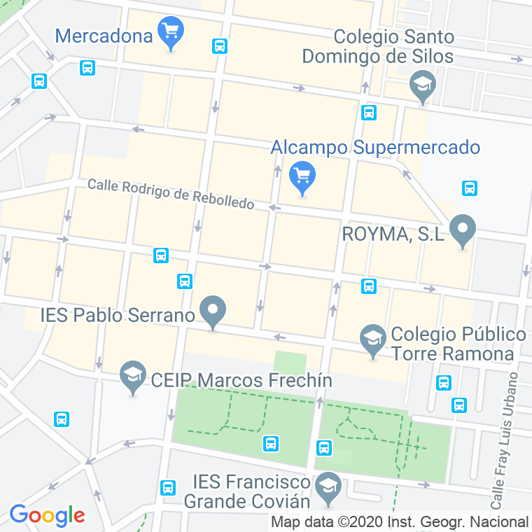 Código Postal calle Gascon Y Marin en Zaragoza