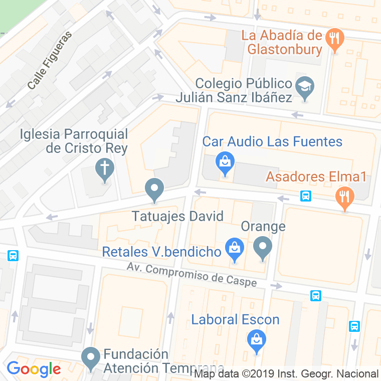 Código Postal calle Jose Sancho Arroyo en Zaragoza