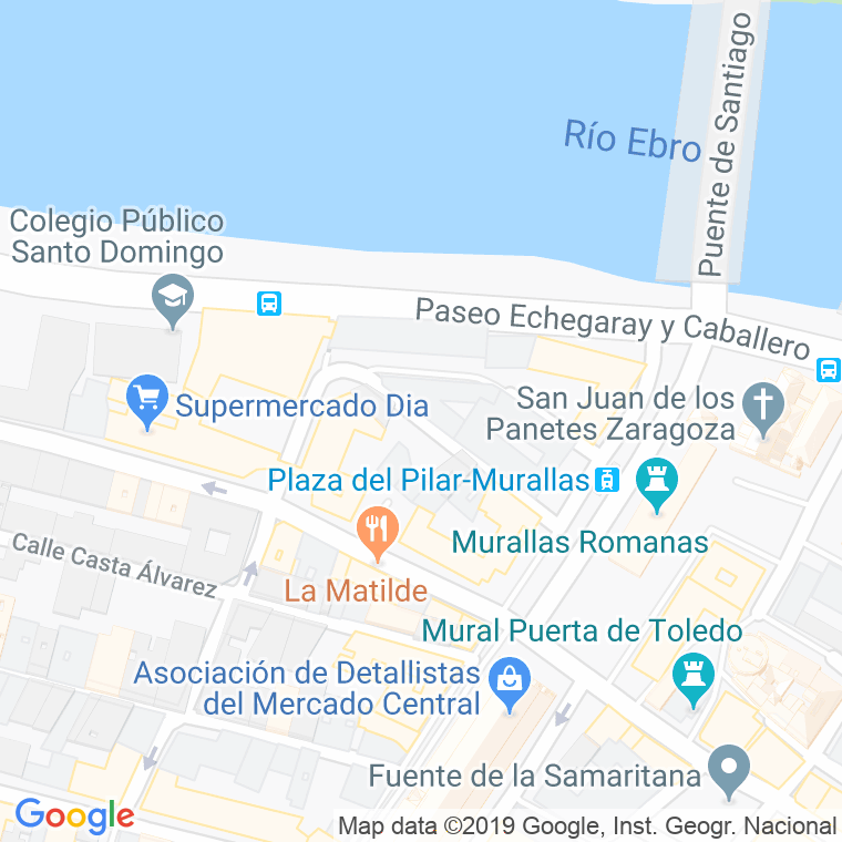 Código Postal calle Aben Aire en Zaragoza