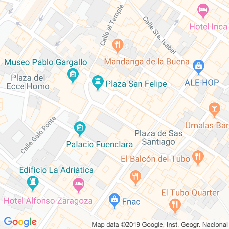 Código Postal calle Antonio Candalija en Zaragoza