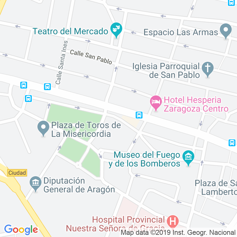 Código Postal calle Agustina De Aragon en Zaragoza