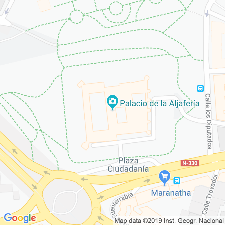 Código Postal calle Aljaferia en Zaragoza