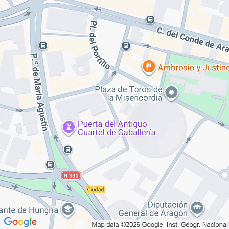 Código postal de Benjamin Jarnes en Zaragoza