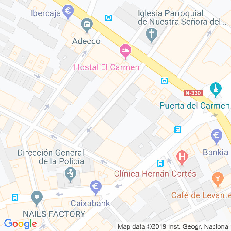 Código Postal calle Capitan Esponera en Zaragoza