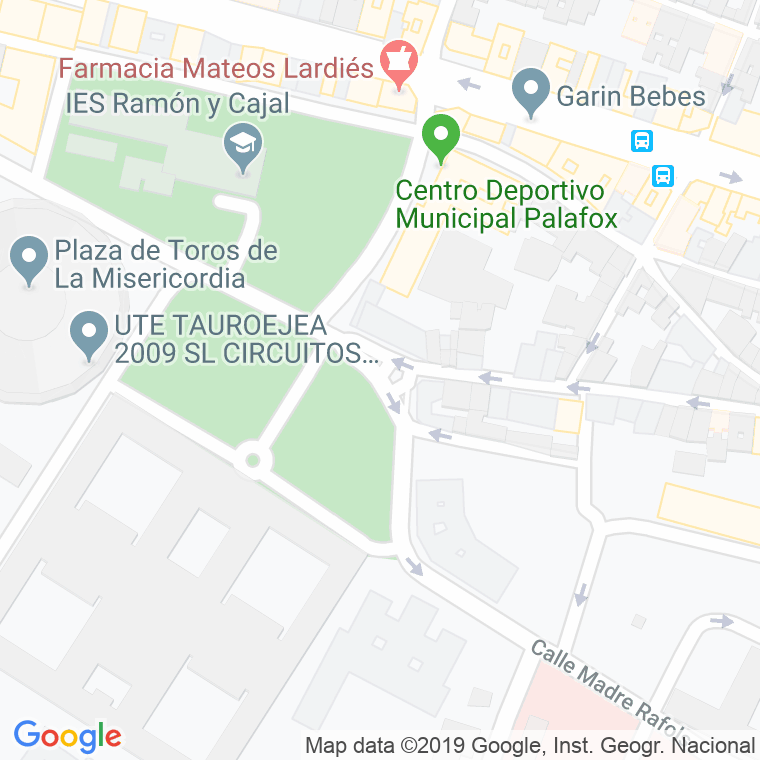 Código Postal calle Jose Aznarez, plaza en Zaragoza