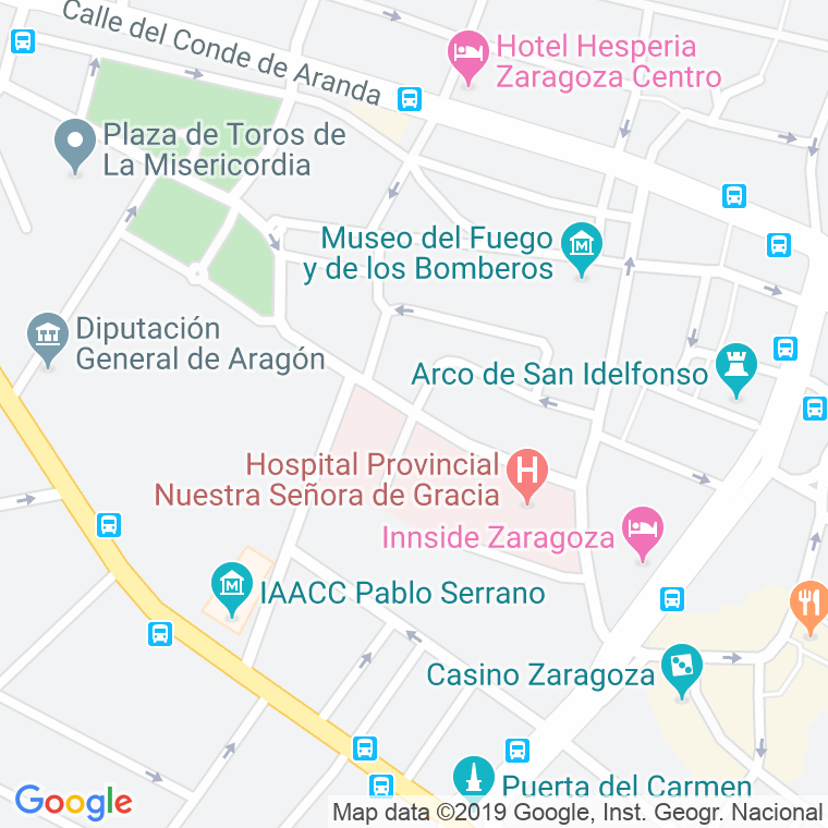 Código Postal calle Madre Rafols en Zaragoza