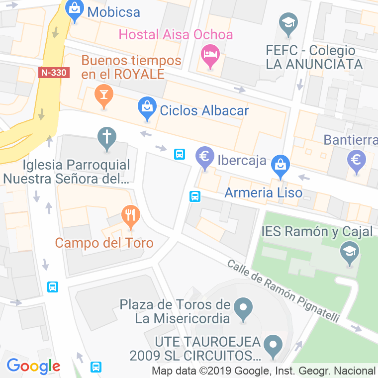 Código Postal calle Portillo, plaza en Zaragoza