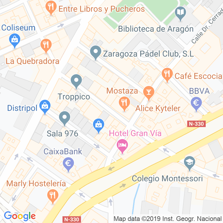 Código Postal calle Eduardo Dato en Zaragoza