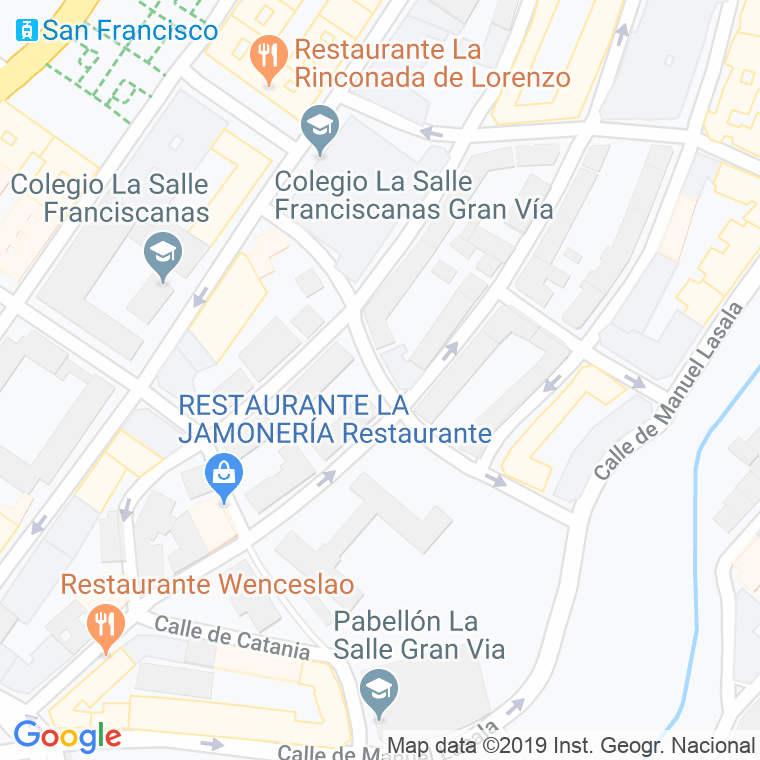 Código Postal calle Agustin De Quinto en Zaragoza