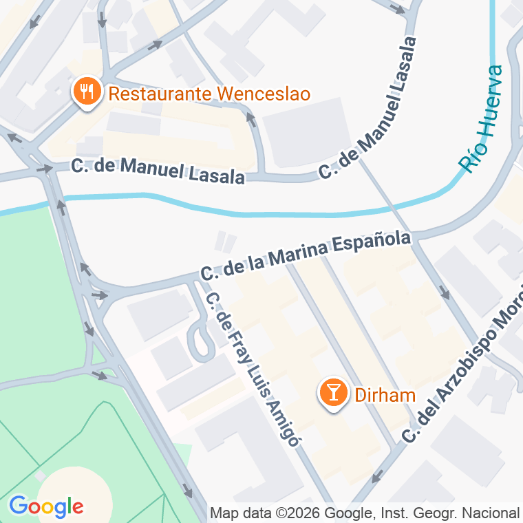 Código postal de Marina Española en Zaragoza