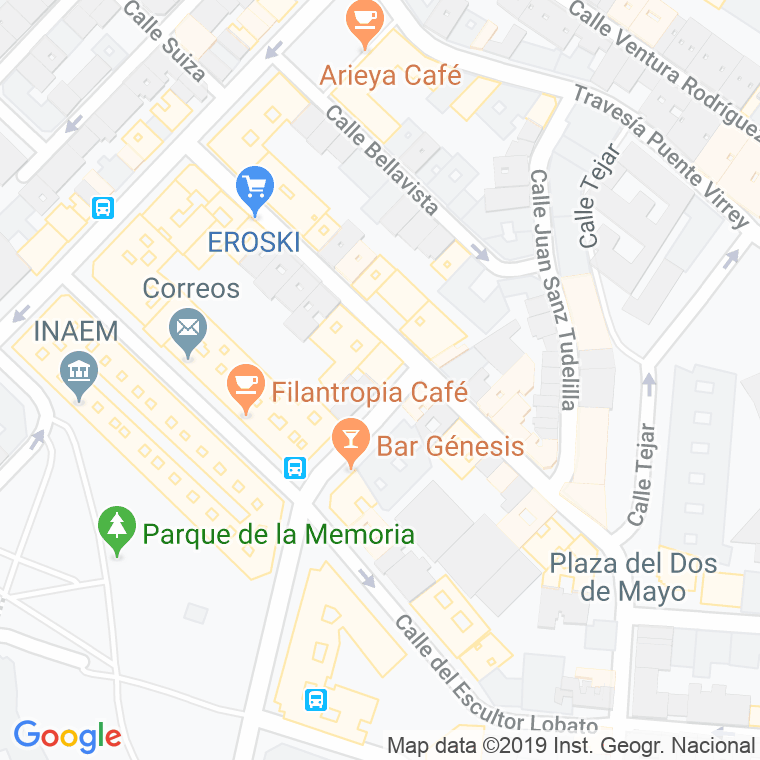 Código Postal calle Capitan Oroquieta en Zaragoza