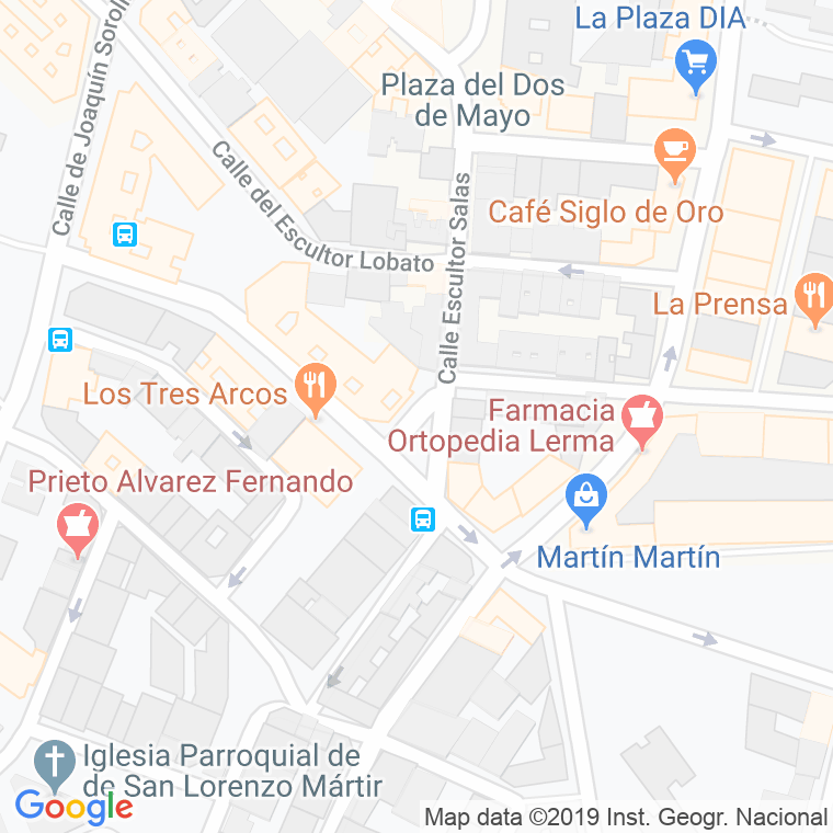 Código Postal calle Escultor Salas en Zaragoza