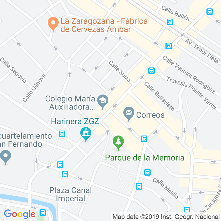 Código Postal calle Federico Garcia Lorca en Zaragoza