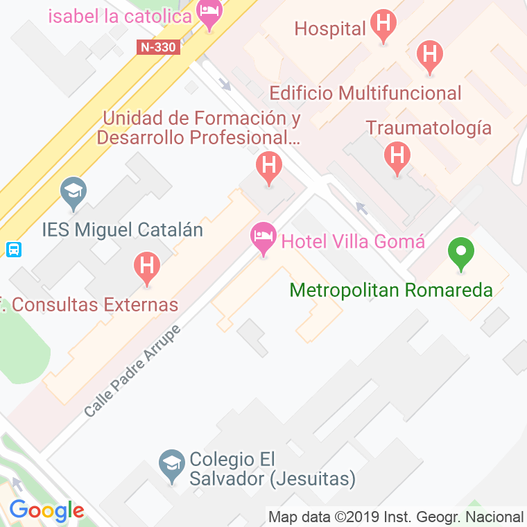 Código Postal calle Cardenal Goma en Zaragoza