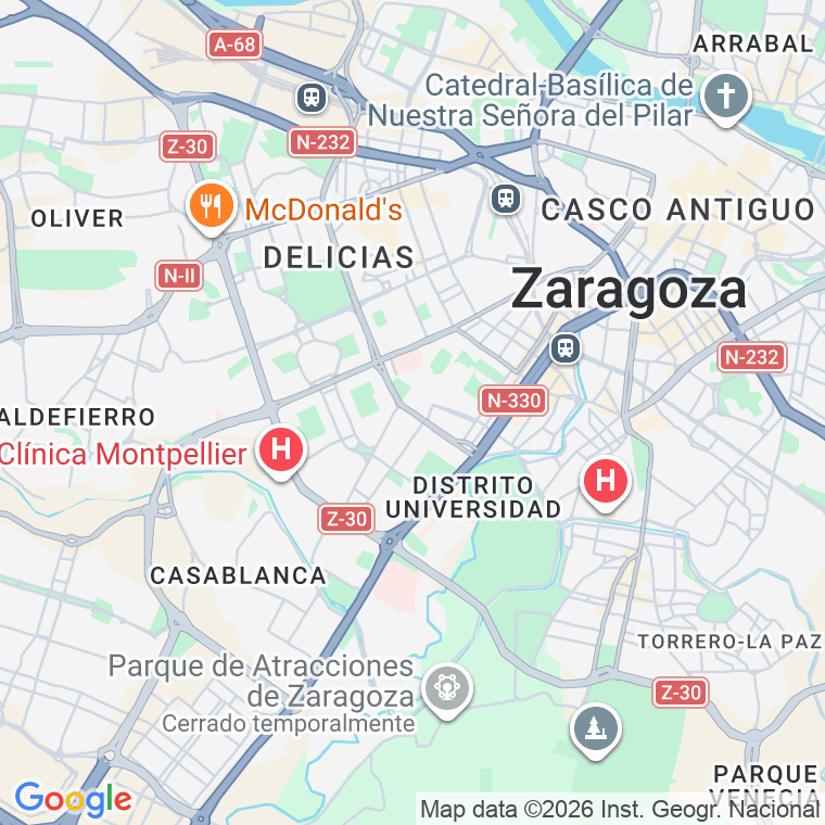 Código postal de Castilla en Zaragoza