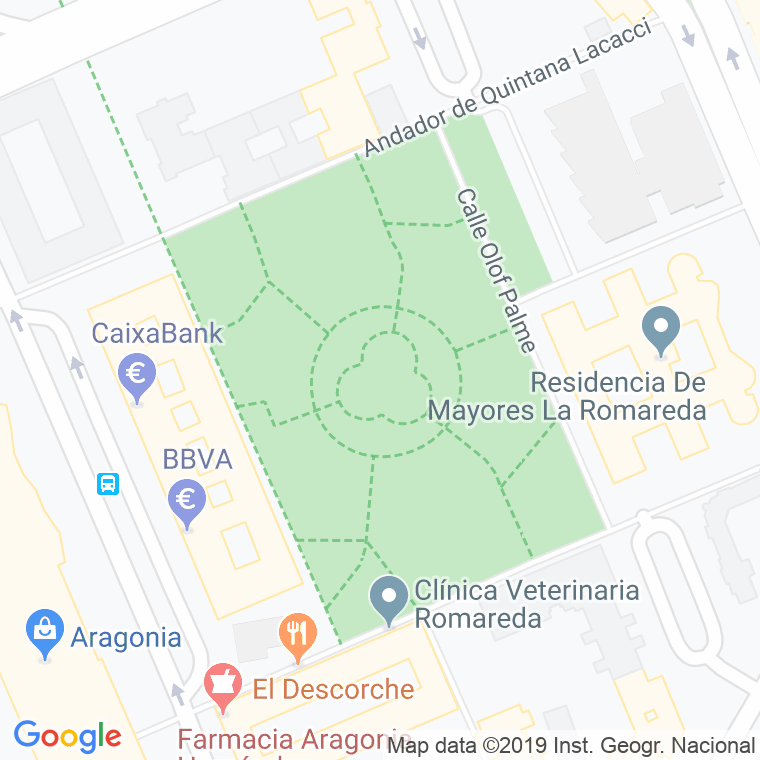 Código Postal calle Jardines De La Taifa De Saraqusta en Zaragoza