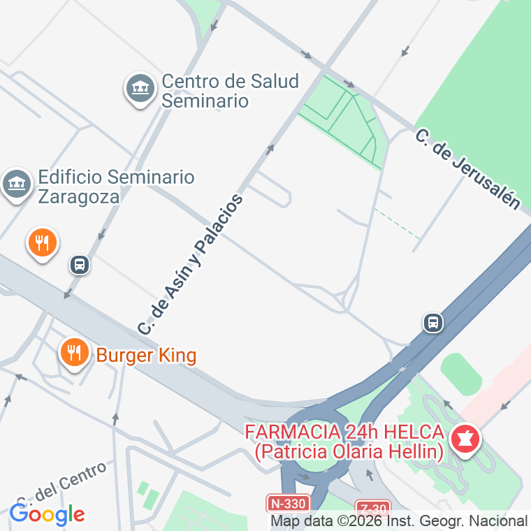 Código postal de Pedro Iv el Ceremonioso en Zaragoza