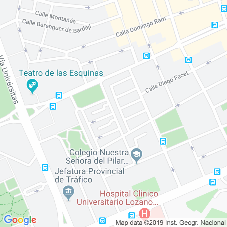 Código Postal calle Ribera Del Jiloca en Zaragoza