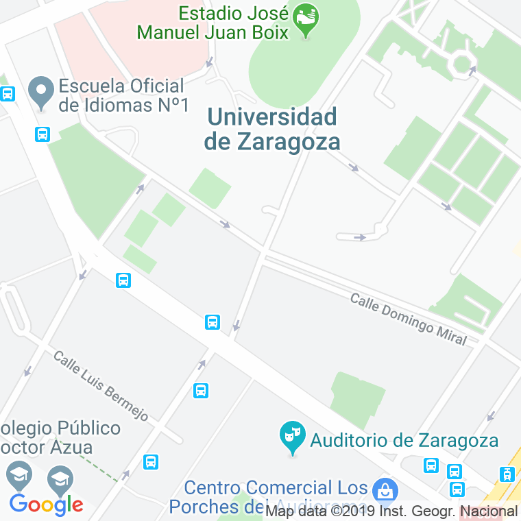 Código Postal calle San Francisco De Borja en Zaragoza