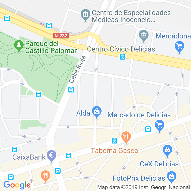 Código Postal calle Arias en Zaragoza