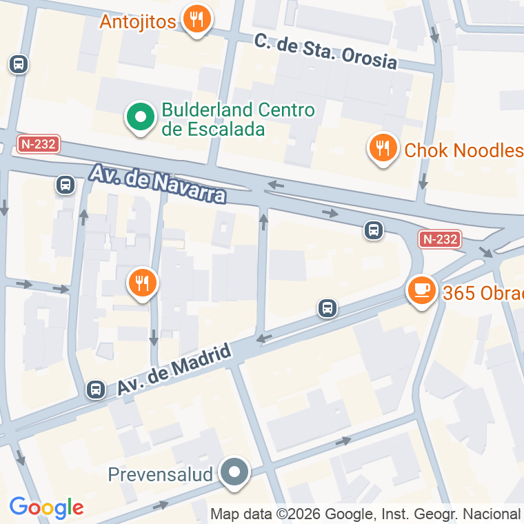 Código postal de Arzobispo Añoa del Busto en Zaragoza