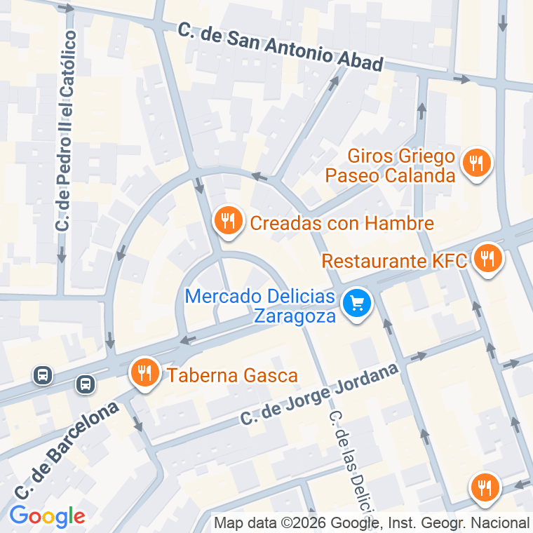Código postal de Campoamor en Zaragoza