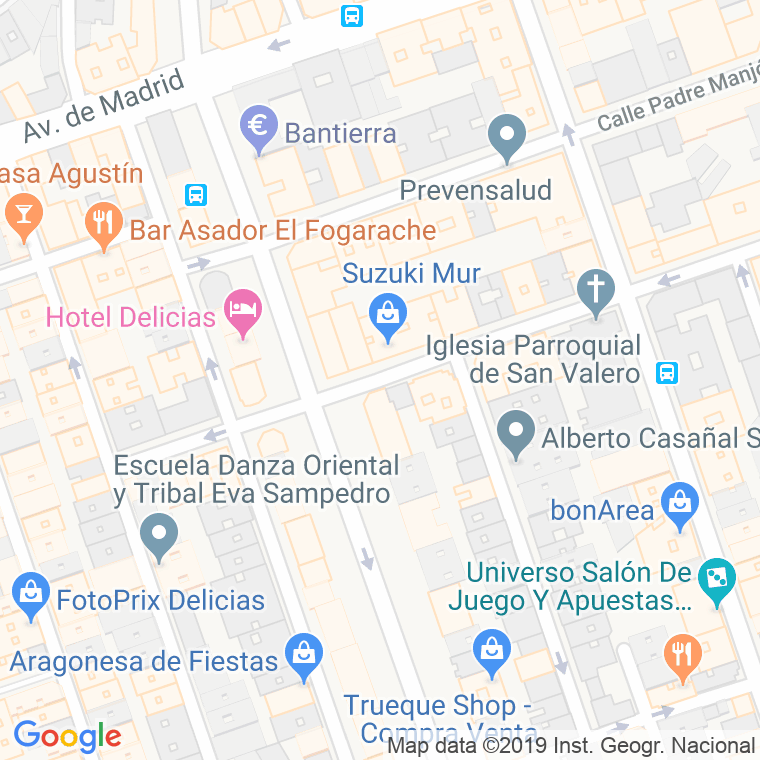 Código Postal calle Graus en Zaragoza