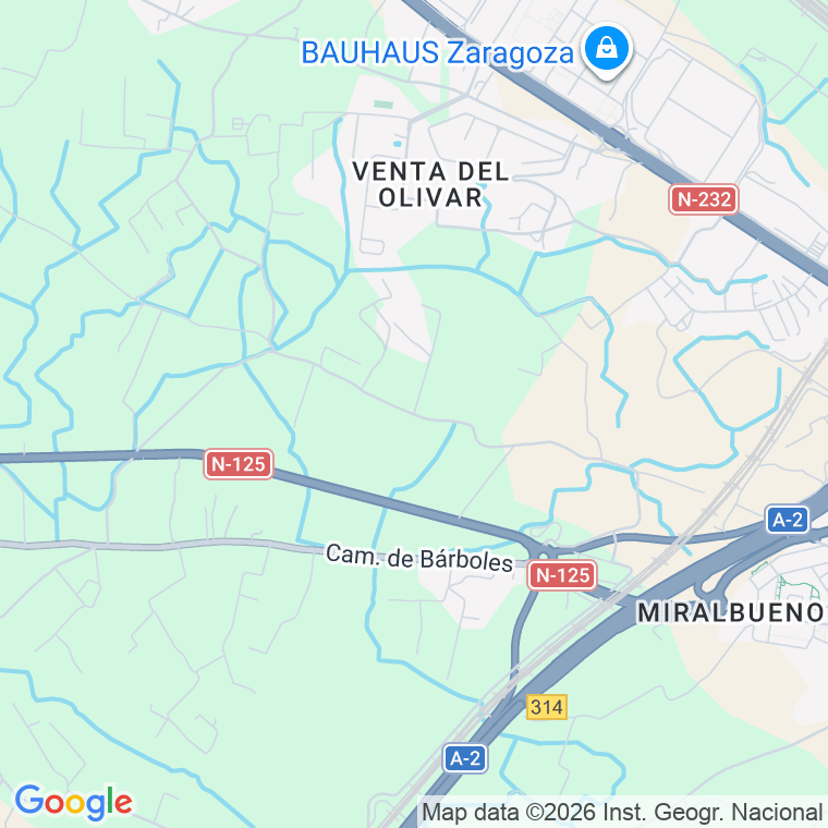 Código postal de Cmno Vistabella (venta Olivar) en Diseminado