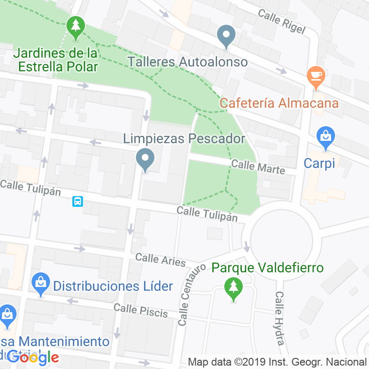 Código Postal calle Andromeda en Zaragoza