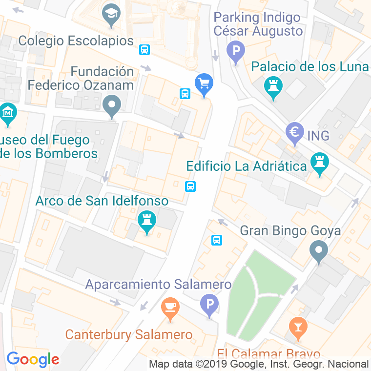 Código Postal calle Girasol en Zaragoza