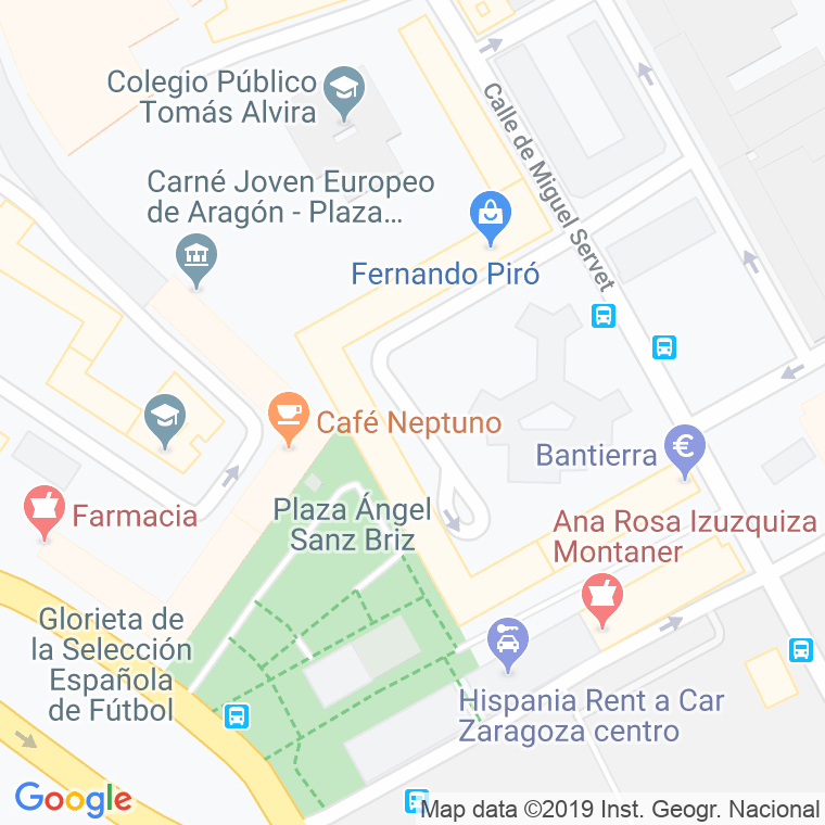 Código Postal calle Bubierca en Zaragoza