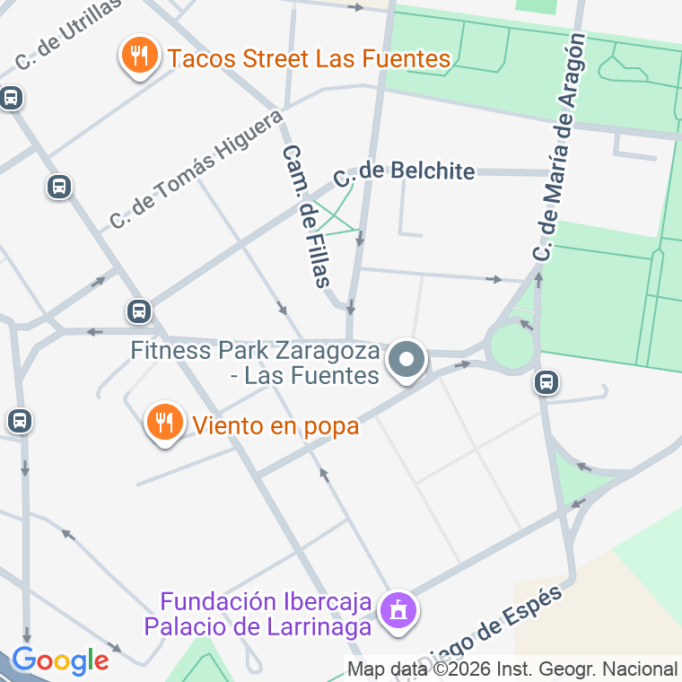 Código postal de Francisco de Quevedo en Zaragoza