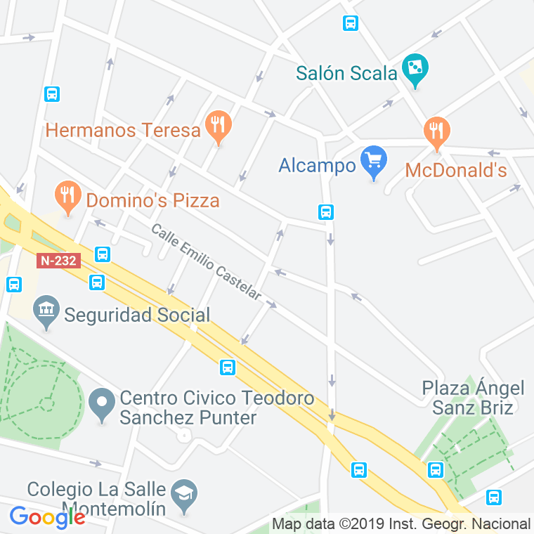 Código Postal calle Martin Abanto en Zaragoza
