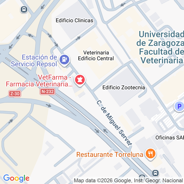 Código postal de Miguel Servet   (impares del 35 al Final)  (pares del 56 al Final) en Zaragoza