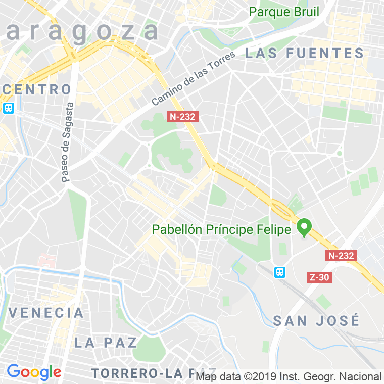 Código Postal calle San Jose, avenida (Impares Del 1 Al 93) en Zaragoza