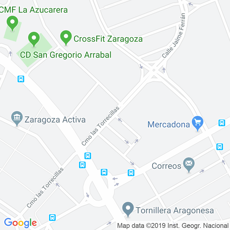Código Postal calle Aurora en Zaragoza