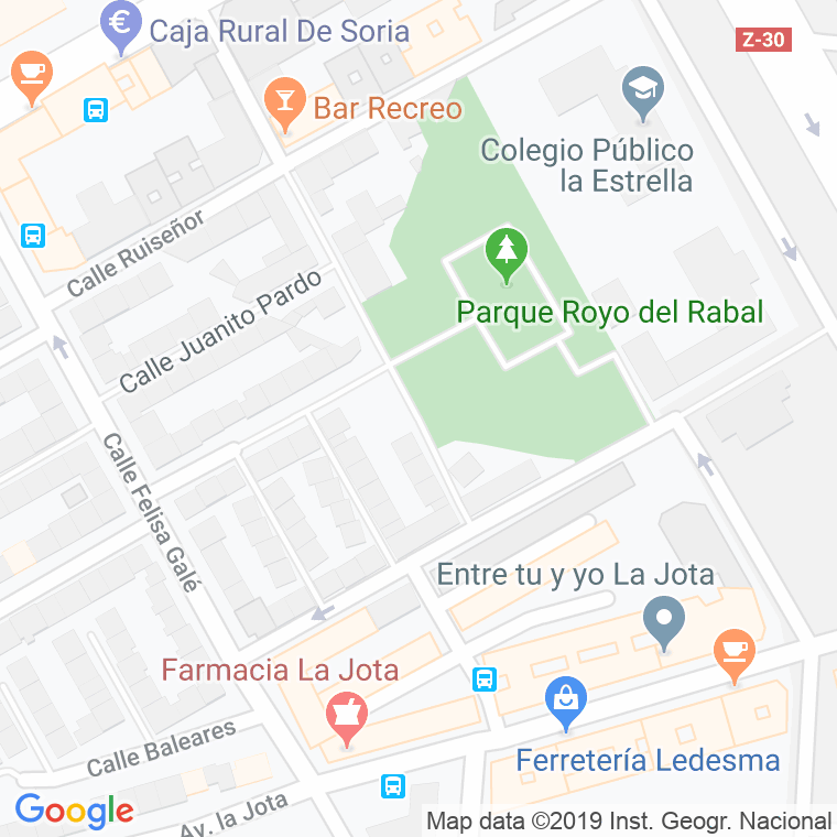 Código Postal calle Maestro Oros en Zaragoza