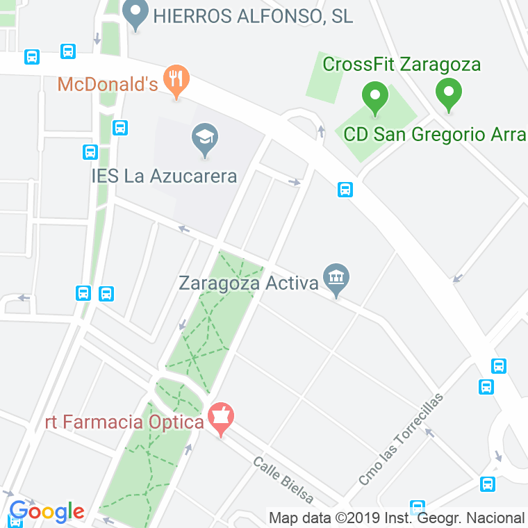 Código Postal calle Mas De Las Matas en Zaragoza