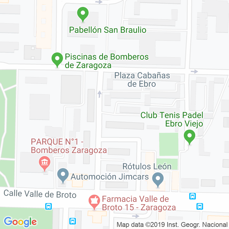 Código Postal calle Escultor Bayod en Zaragoza