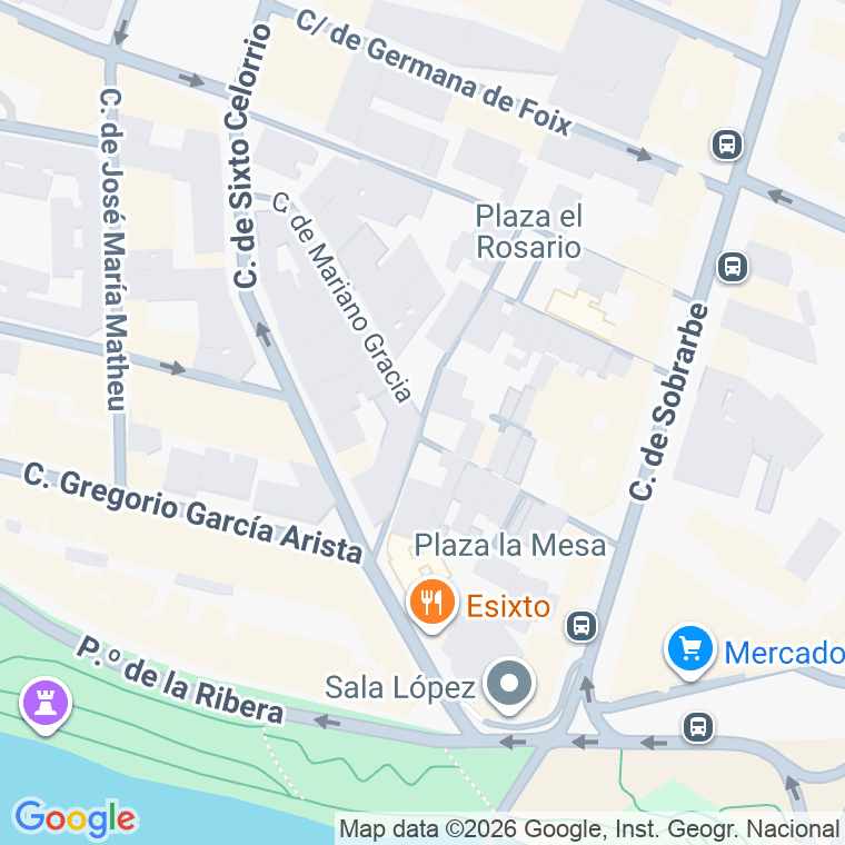 Código postal de Manuel Lacruz en Zaragoza