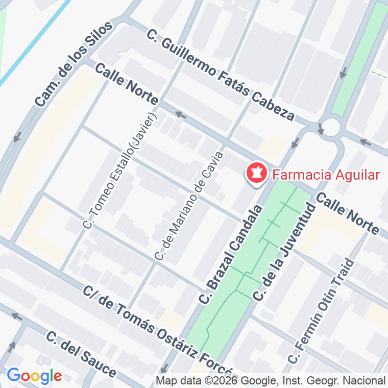 Código postal de Mariano de Cavia en Zaragoza