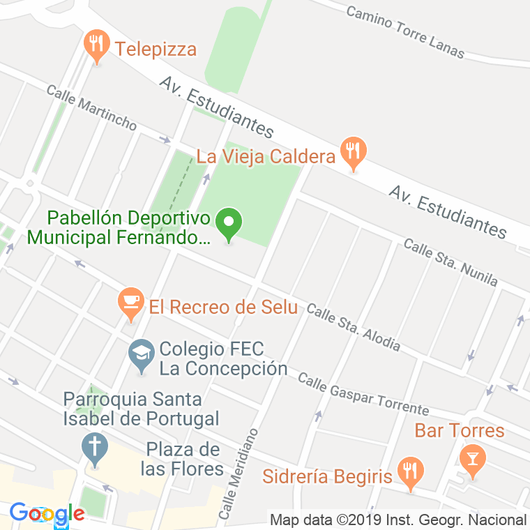 Código Postal calle Pepe Garces en Zaragoza