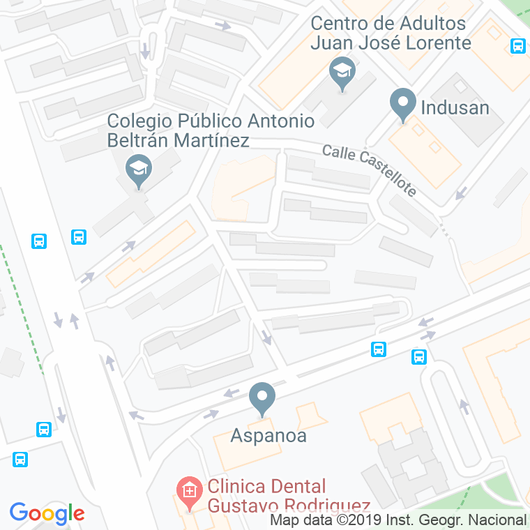 Código Postal calle Alferez Rojas, grupo en Zaragoza