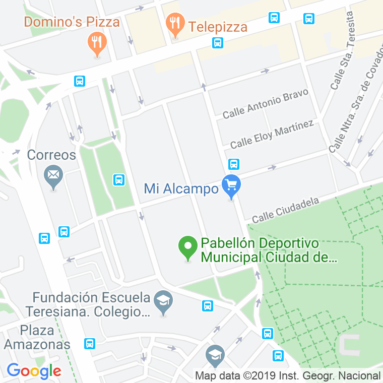 Código Postal calle Escultor Palau en Zaragoza